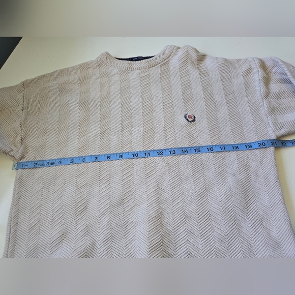 Chaps X Ralph Lauren Hand Framed Cotton Mens Sweater M - Picture 8 of 8